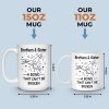 Custom Mug - Personalized Birthday Gifts For Brother, Sister - Together We Bright Custom Mug - Personalized Birthday Gifts For Brother, Sister - Together We Bright