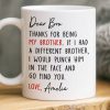 Custom Mug - Personalized Birthday Gifts For Brother, Sister - You Make My World Brighter Custom Mug - Personalized Birthday Gifts For Brother, Sister - You Make My World Brighter