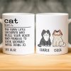 Custom Mug - Personalized Birthday Gifts For Cat Lovers, Cat Mom And Dad - Chaos In Fur Form Custom Mug - Personalized Birthday Gifts For Cat Lovers, Cat Mom And Dad - Chaos In Fur Form