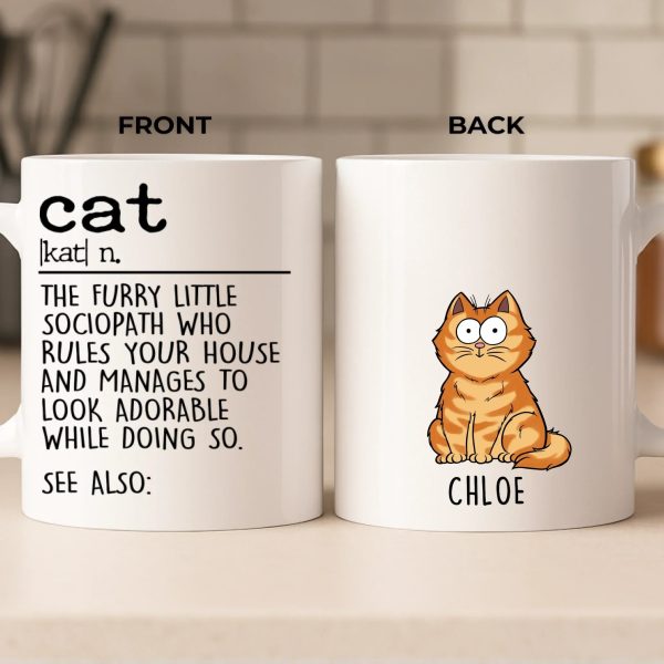 Custom Mug - Personalized Birthday Gifts For Cat Lovers, Cat Mom And Dad - Chaos In Fur Form Custom Mug - Personalized Birthday Gifts For Cat Lovers, Cat Mom And Dad - Chaos In Fur Form