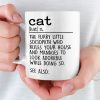 Custom Mug - Personalized Birthday Gifts For Cat Lovers, Cat Mom And Dad - Chaos In Fur Form Custom Mug - Personalized Birthday Gifts For Cat Lovers, Cat Mom And Dad - Chaos In Fur Form