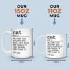 Custom Mug - Personalized Birthday Gifts For Cat Lovers, Cat Mom And Dad - Chaos In Fur Form Custom Mug - Personalized Birthday Gifts For Cat Lovers, Cat Mom And Dad - Chaos In Fur Form