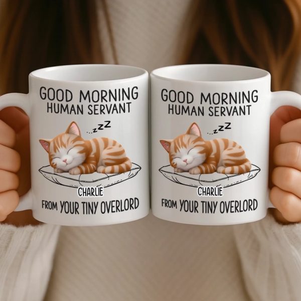 Custom Mug - Personalized Birthday Gifts For Cat Lovers, Cat Mom And Dad - Dreaming Of Snacks Custom Mug - Personalized Birthday Gifts For Cat Lovers, Cat Mom And Dad - Dreaming Of Snacks