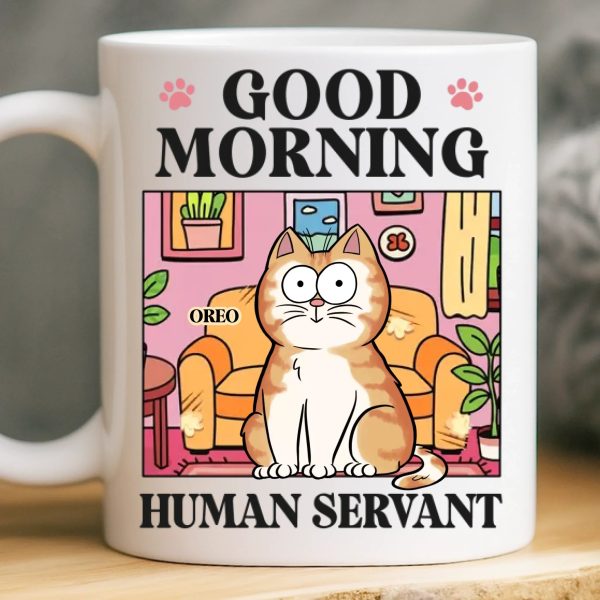 Custom Mug - Personalized Birthday Gifts For Cat Lovers, Cat Mom And Dad - Judgment In Whiskers