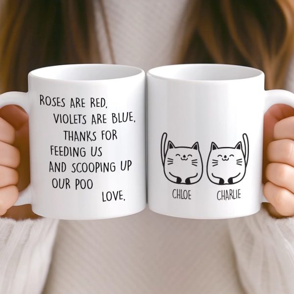 Custom Mug - Personalized Birthday Gifts For Cat Lovers, Cat Mom And Dad - My Cats Own Me Custom Mug - Personalized Birthday Gifts For Cat Lovers, Cat Mom And Dad - My Cats Own Me