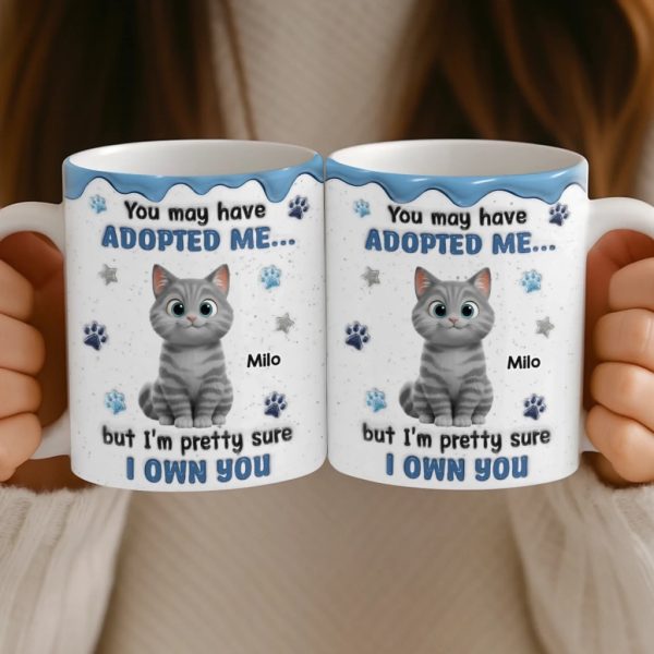 Custom Mug - Personalized Birthday Gifts For Cat Lovers, Cat Mom And Dad - My Cats Own My Heart Custom Mug - Personalized Birthday Gifts For Cat Lovers, Cat Mom And Dad - My Cats Own My Heart