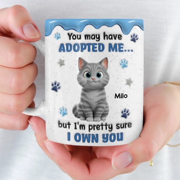 Custom Mug - Personalized Birthday Gifts For Cat Lovers, Cat Mom And Dad - My Cats Own My Heart Custom Mug - Personalized Birthday Gifts For Cat Lovers, Cat Mom And Dad - My Cats Own My Heart