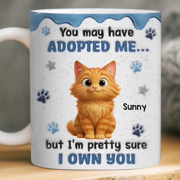 Custom Mug - Personalized Birthday Gifts For Cat Lovers, Cat Mom And Dad - My Cats Own My Heart Custom Mug - Personalized Birthday Gifts For Cat Lovers, Cat Mom And Dad - My Cats Own My Heart