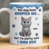 Custom Mug - Personalized Birthday Gifts For Cat Lovers, Cat Mom And Dad - My Cats Own My Heart Custom Mug - Personalized Birthday Gifts For Cat Lovers, Cat Mom And Dad - My Cats Own My Heart