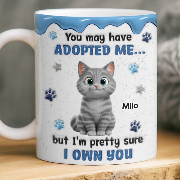 Custom Mug - Personalized Birthday Gifts For Cat Lovers, Cat Mom And Dad - My Cats Own My Heart Custom Mug - Personalized Birthday Gifts For Cat Lovers, Cat Mom And Dad - My Cats Own My Heart