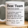 Custom Mug - Personalized Birthday Gifts For Coworker, Work Bestie - Dream Team Custom Mug - Personalized Birthday Gifts For Coworker, Work Bestie - Dream Team