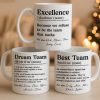 Custom Mug - Personalized Birthday Gifts For Coworker, Work Bestie - Dream Team Custom Mug - Personalized Birthday Gifts For Coworker, Work Bestie - Dream Team