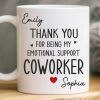 Custom Mug - Personalized Birthday Gifts For Coworker, Work Bestie - Teamwork Keeps Us Moving Forward Custom Mug - Personalized Birthday Gifts For Coworker, Work Bestie - Teamwork Keeps Us Moving Forward