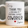 Custom Mug - Personalized Birthday Gifts For Coworker, Work Bestie - Teamwork Keeps Us Moving Forward Custom Mug - Personalized Birthday Gifts For Coworker, Work Bestie - Teamwork Keeps Us Moving Forward