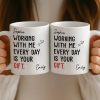 Custom Mug - Personalized Birthday Gifts For Coworker, Work Bestie - Turning Chaos Into Wins Daily