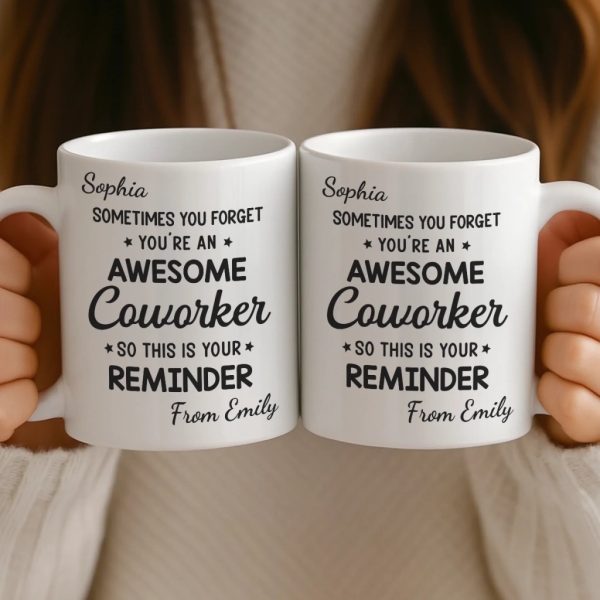 Custom Mug - Personalized Birthday Gifts For Coworker, Work Bestie - Work Besties Make Mondays Bearable Custom Mug - Personalized Birthday Gifts For Coworker, Work Bestie - Work Besties Make Mondays Bearable