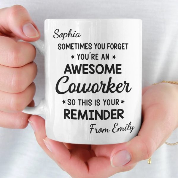 Custom Mug - Personalized Birthday Gifts For Coworker, Work Bestie - Work Besties Make Mondays Bearable Custom Mug - Personalized Birthday Gifts For Coworker, Work Bestie - Work Besties Make Mondays Bearable