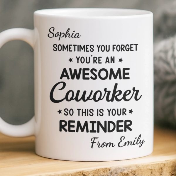 Custom Mug - Personalized Birthday Gifts For Coworker, Work Bestie - Work Besties Make Mondays Bearable Custom Mug - Personalized Birthday Gifts For Coworker, Work Bestie - Work Besties Make Mondays Bearable