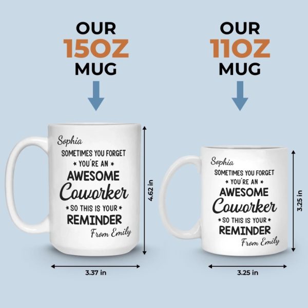 Custom Mug - Personalized Birthday Gifts For Coworker, Work Bestie - Work Besties Make Mondays Bearable Custom Mug - Personalized Birthday Gifts For Coworker, Work Bestie - Work Besties Make Mondays Bearable