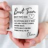 Custom Mug - Personalized Birthday Gifts For Coworker, Work Bestie - Work Feels Lighter With You Custom Mug - Personalized Birthday Gifts For Coworker, Work Bestie - Work Feels Lighter With You