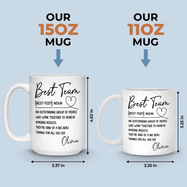 Custom Mug - Personalized Birthday Gifts For Coworker, Work Bestie - Work Feels Lighter With You Custom Mug - Personalized Birthday Gifts For Coworker, Work Bestie - Work Feels Lighter With You