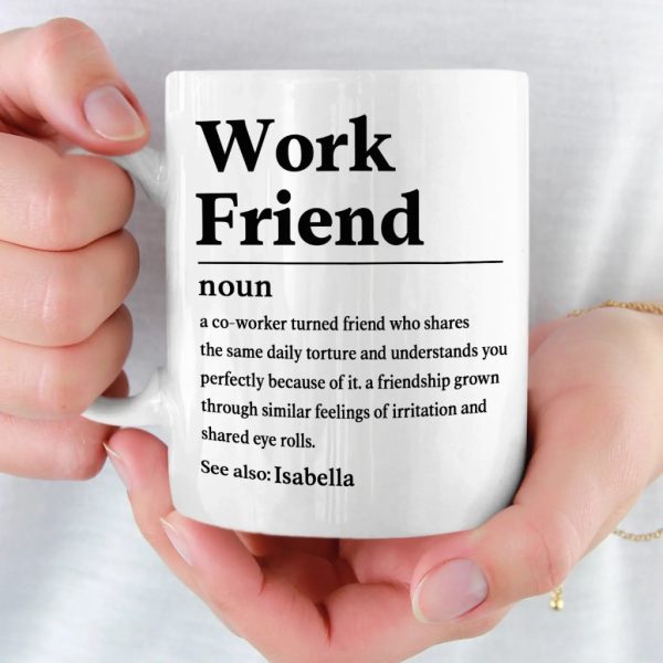 Custom Mug - Personalized Birthday Gifts For Coworker, Work Bestie - Work Friend Custom Mug - Personalized Birthday Gifts For Coworker, Work Bestie - Work Friend