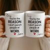 Custom Mug - Personalized Birthday Gifts For Coworker, Work Bestie - Working With You Is A Delight