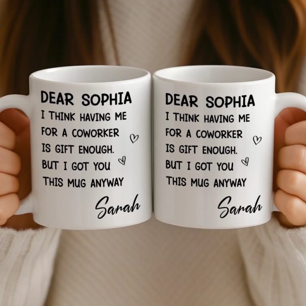 Custom Mug - Personalized Birthday Gifts For Coworker, Work Bestie - Your Effort Inspires Me Custom Mug - Personalized Birthday Gifts For Coworker, Work Bestie - Your Effort Inspires Me