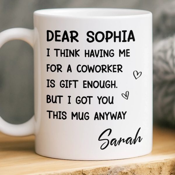 Custom Mug - Personalized Birthday Gifts For Coworker, Work Bestie - Your Effort Inspires Me Custom Mug - Personalized Birthday Gifts For Coworker, Work Bestie - Your Effort Inspires Me