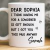 Custom Mug - Personalized Birthday Gifts For Coworker, Work Bestie - Your Effort Inspires Me Custom Mug - Personalized Birthday Gifts For Coworker, Work Bestie - Your Effort Inspires Me
