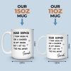 Custom Mug - Personalized Birthday Gifts For Coworker, Work Bestie - Your Effort Inspires Me Custom Mug - Personalized Birthday Gifts For Coworker, Work Bestie - Your Effort Inspires Me