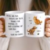 Custom Mug - Personalized Birthday Gifts For Dog Cat Lovers, Dog Dad And Mom, Cat Owners - Cleaning Poop, Earning Love Custom Mug - Personalized Birthday Gifts For Dog Cat Lovers, Dog Dad And Mom, Cat Owners - Cleaning Poop, Earning Love