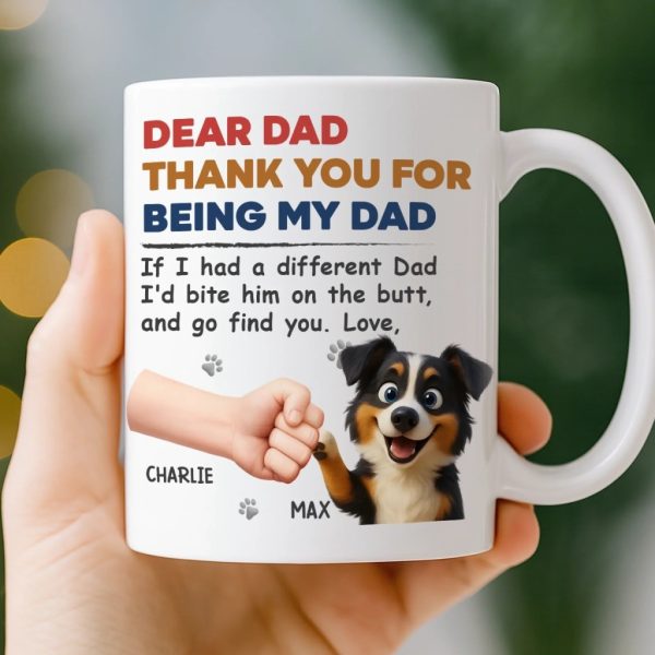 Custom Mug - Personalized Birthday Gifts For Dog Cat Lovers, Dog Dad And Mom, Cat Owners - Fur Ever In My Heart Custom Mug - Personalized Birthday Gifts For Dog Cat Lovers, Dog Dad And Mom, Cat Owners - Fur Ever In My Heart