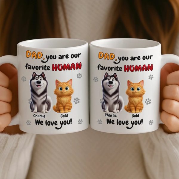 Custom Mug - Personalized Birthday Gifts For Dog Cat Lovers, Dog Dad And Mom, Cat Owners - Fur Family Forever Custom Mug - Personalized Birthday Gifts For Dog Cat Lovers, Dog Dad And Mom, Cat Owners - Fur Family Forever