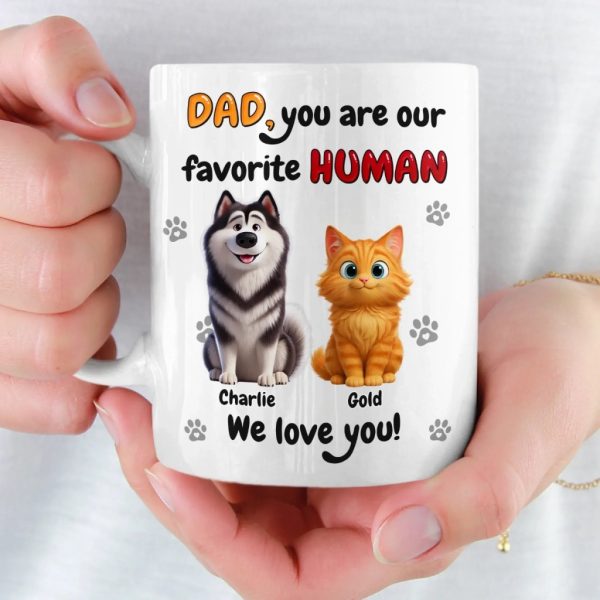 Custom Mug - Personalized Birthday Gifts For Dog Cat Lovers, Dog Dad And Mom, Cat Owners - Fur Family Forever Custom Mug - Personalized Birthday Gifts For Dog Cat Lovers, Dog Dad And Mom, Cat Owners - Fur Family Forever