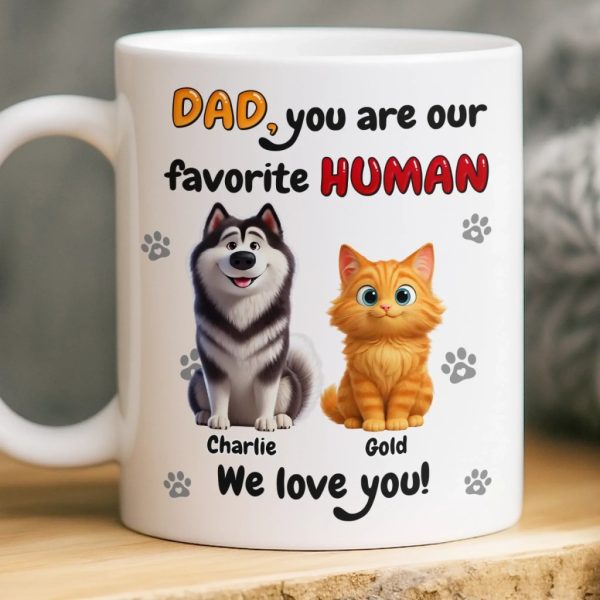 Custom Mug - Personalized Birthday Gifts For Dog Cat Lovers, Dog Dad And Mom, Cat Owners - Fur Family Forever Custom Mug - Personalized Birthday Gifts For Dog Cat Lovers, Dog Dad And Mom, Cat Owners - Fur Family Forever
