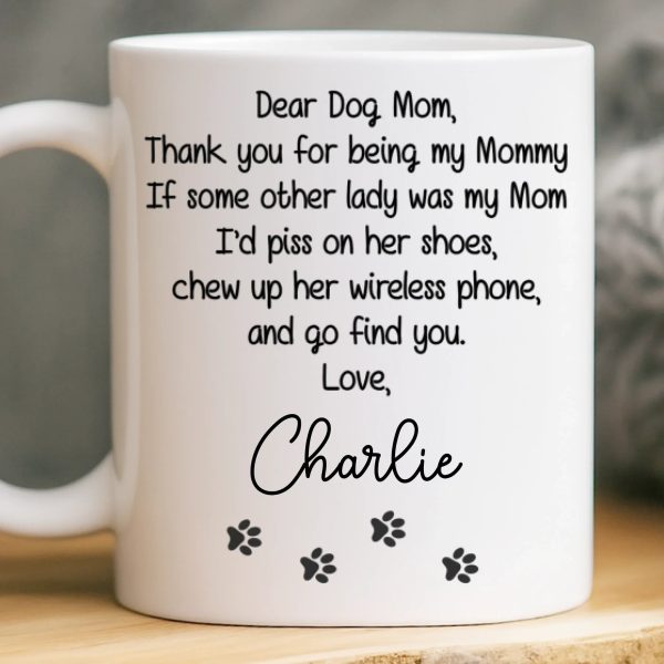 Custom Mug - Personalized Birthday Gifts For Dog Lovers, Dog Dad And Mom - A Little Humor, A Lot Of Love Custom Mug - Personalized Birthday Gifts For Dog Lovers, Dog Dad And Mom - A Little Humor, A Lot Of Love