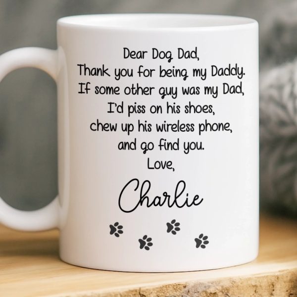 Custom Mug - Personalized Birthday Gifts For Dog Lovers, Dog Dad And Mom - A Little Humor, A Lot Of Love Custom Mug - Personalized Birthday Gifts For Dog Lovers, Dog Dad And Mom - A Little Humor, A Lot Of Love