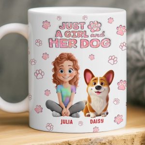 Custom Mug - Personalized Birthday Gifts For Dog Lovers, Dog Dad And Mom - Dog Love Hits Different