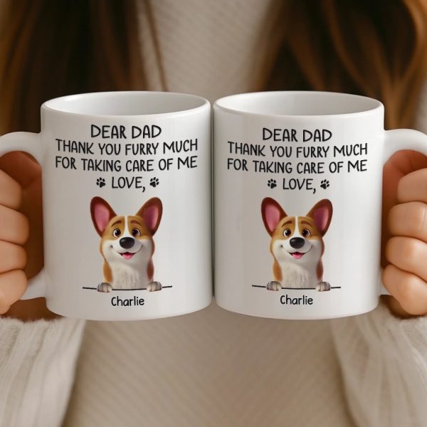 Custom Mug - Personalized Birthday Gifts For Dog Lovers, Dog Dad And Mom - Easily Distracted By Dogs Custom Mug - Personalized Birthday Gifts For Dog Lovers, Dog Dad And Mom - Easily Distracted By Dogs