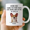 Custom Mug - Personalized Birthday Gifts For Dog Lovers, Dog Dad And Mom - Easily Distracted By Dogs Custom Mug - Personalized Birthday Gifts For Dog Lovers, Dog Dad And Mom - Easily Distracted By Dogs