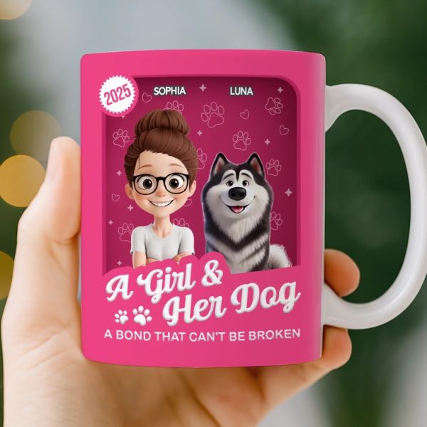 Custom Mug - Personalized Birthday Gifts For Dog Lovers, Dog Dad And Mom - Forever My Little Buddy Custom Mug - Personalized Birthday Gifts For Dog Lovers, Dog Dad And Mom - Forever My Little Buddy