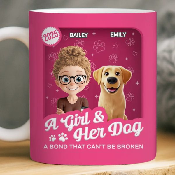 Custom Mug - Personalized Birthday Gifts For Dog Lovers, Dog Dad And Mom - Forever My Little Buddy Custom Mug - Personalized Birthday Gifts For Dog Lovers, Dog Dad And Mom - Forever My Little Buddy