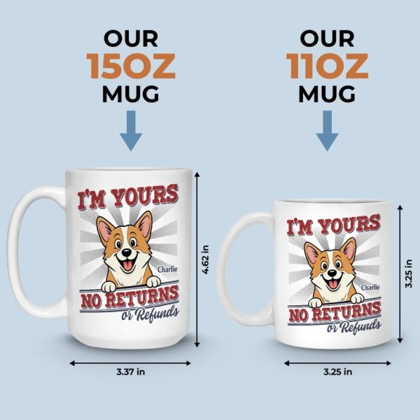 Custom Mug - Personalized Birthday Gifts For Dog Lovers, Dog Dad And Mom - Forever Your Problem Custom Mug - Personalized Birthday Gifts For Dog Lovers, Dog Dad And Mom - Forever Your Problem