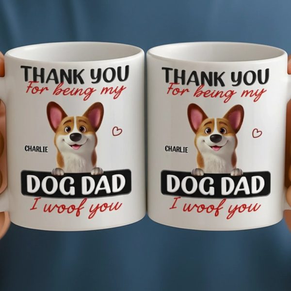 Custom Mug - Personalized Birthday Gifts For Dog Lovers, Dog Dad And Mom - Happy Pup, Happy Life Custom Mug - Personalized Birthday Gifts For Dog Lovers, Dog Dad And Mom - Happy Pup, Happy Life
