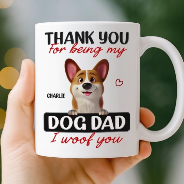 Custom Mug - Personalized Birthday Gifts For Dog Lovers, Dog Dad And Mom - Happy Pup, Happy Life Custom Mug - Personalized Birthday Gifts For Dog Lovers, Dog Dad And Mom - Happy Pup, Happy Life
