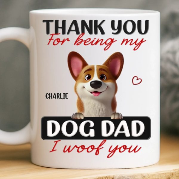 Custom Mug - Personalized Birthday Gifts For Dog Lovers, Dog Dad And Mom - Happy Pup, Happy Life Custom Mug - Personalized Birthday Gifts For Dog Lovers, Dog Dad And Mom - Happy Pup, Happy Life