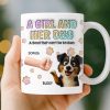 Custom Mug - Personalized Birthday Gifts For Dog Lovers, Dog Dad And Mom - Home Is Fur Covered Custom Mug - Personalized Birthday Gifts For Dog Lovers, Dog Dad And Mom - Home Is Fur Covered