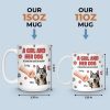Custom Mug - Personalized Birthday Gifts For Dog Lovers, Dog Dad And Mom - I Work For Dog Treats