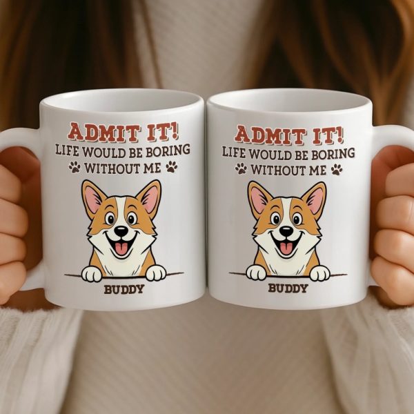 Custom Mug - Personalized Birthday Gifts For Dog Lovers, Dog Dad And Mom - Instant Mood Booster Custom Mug - Personalized Birthday Gifts For Dog Lovers, Dog Dad And Mom - Instant Mood Booster